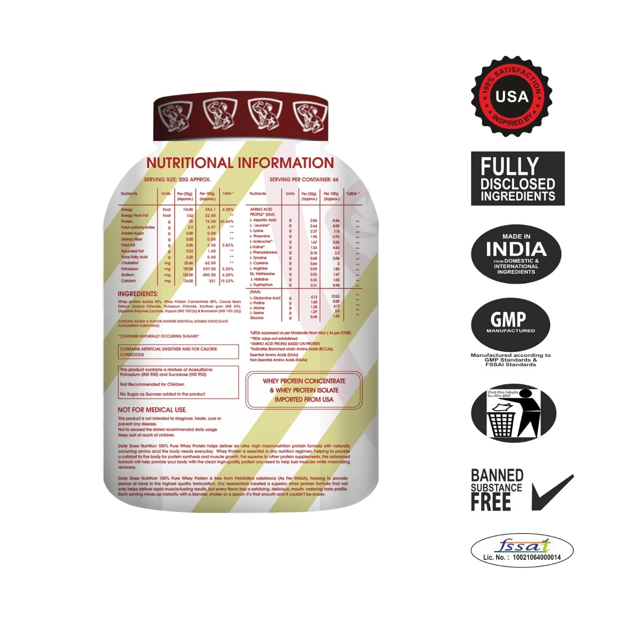 DAILY DOSE NUTRITION 100% Pure Whey Protein – Dailydosenutrition