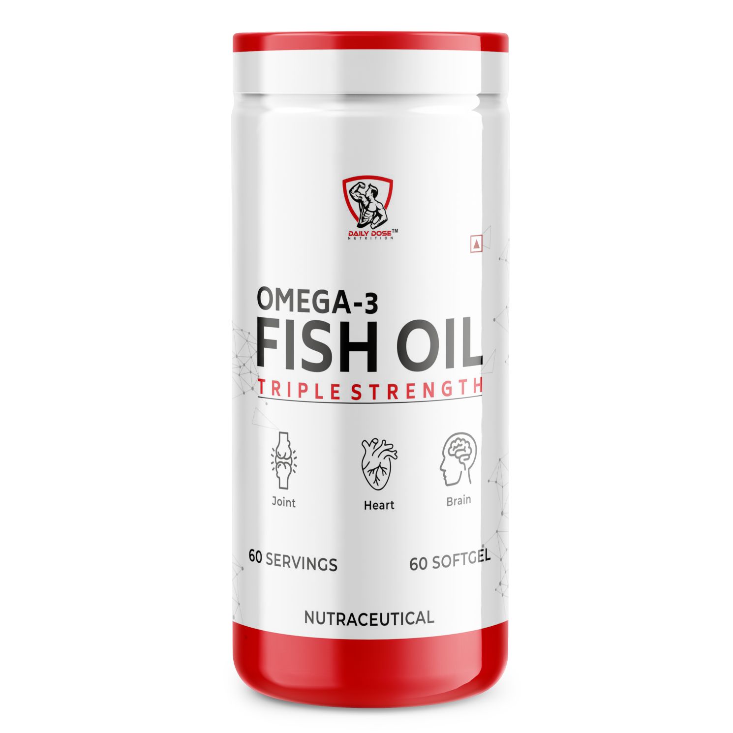 Daily Dose Omega3 Fish Oil Triple Strength Dailydosenutrition