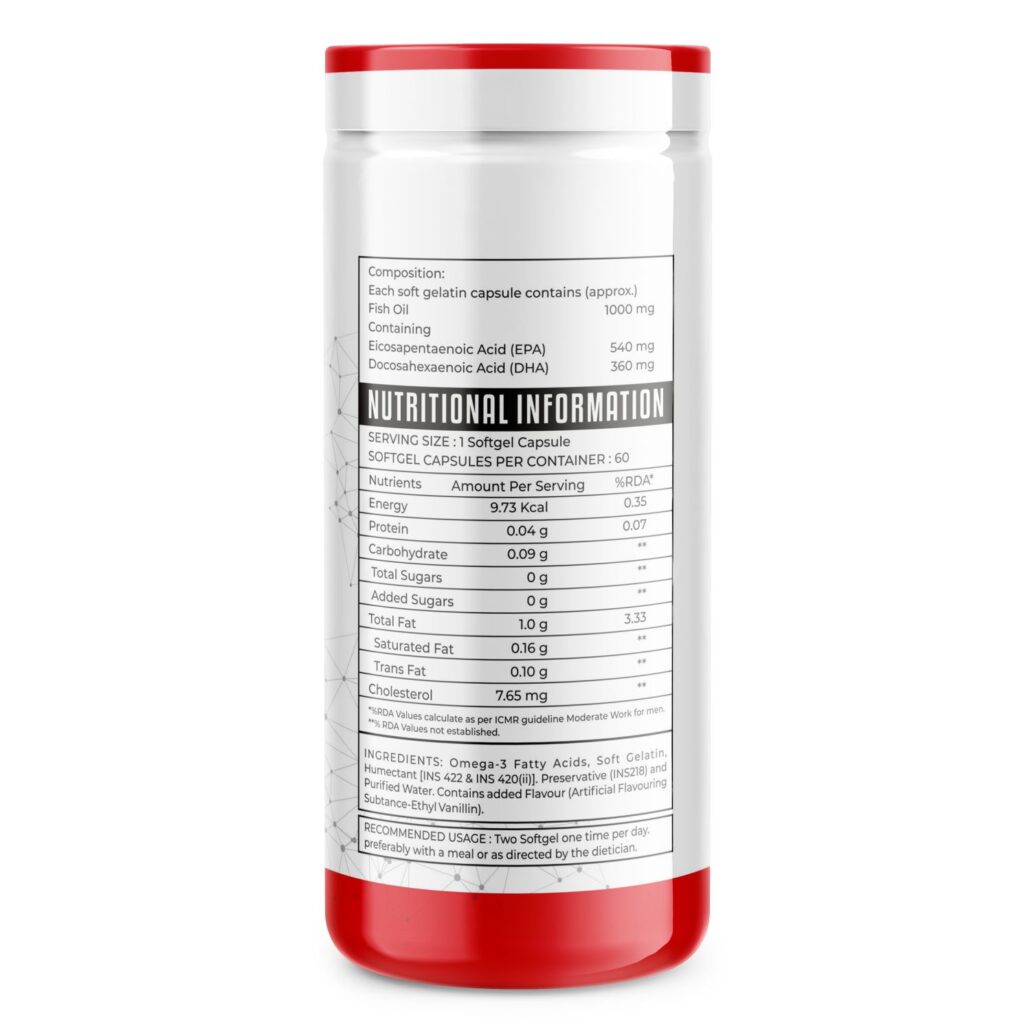 Daily Dose Omega3 Fish Oil Triple Strength Dailydosenutrition